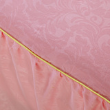 性棉四件套床套全棉纯色压花宾馆床裙床罩1.2 1.5m1.8米2米单件活