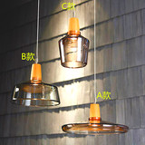 意大利新创意前台吊灯餐厅灯现代咖啡厅玻璃吊灯艺术吧台灯酒吧灯