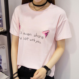 12-13-15-14-16岁大童女孩夏季上衣服初中学生韩版短袖T恤女夏装
