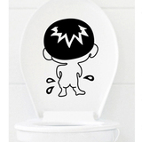 坏坏小孩马桶贴 卫生间浴室防水搞笑创意可爱墙贴纸马桶贴