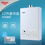 Rinnai/林内 JSQ24-22CA 12升恒温燃气热水器 天然气 强排式