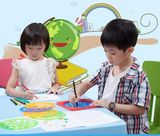 画画神器教室 儿童画画工具绘画模板 宝宝益智玩具画笔组合生