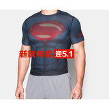 UA正品超人短袖T恤男安德玛紧身衣速干运动训练健身服惩罚者男子
