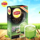 立顿lipton绝品醇日式抹茶奶茶固体饮料立顿奶茶正品19gx10包/盒