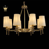 欧式全铜吊灯客厅灯创意复古卧室灯简约大气餐厅灯美式复式楼灯饰