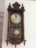 完好 西洋古董钟表 德国纯铜机械钟 德国古董挂钟 31天 机械老钟