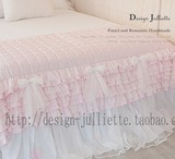 Design-julliette粉嫩居沙发垫贵妃椅垫 飘窗垫粉色公主可爱定做