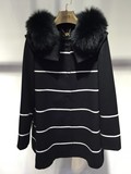 2015冬新款唯影羊毛外套狐狸毛领女装羊绒大衣W042D81003专柜正品