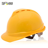 SFVest安全帽工地防砸透气建筑施工工程头盔高强度ABS劳保帽印字