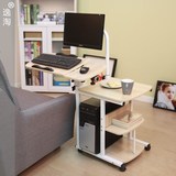悬挂式懒人台式机床上电脑桌简约家用移动桌简易床边电脑桌
