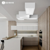 设计师的灯 简约现代卧室过道客厅创意个性热销几何方块LED吸顶灯