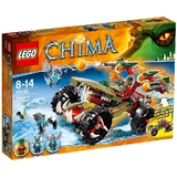 Lego乐高 积木 Chima气功传奇 鳄霸王的烈焰战车 70135压盒