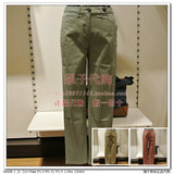 AIGLE艾高 专柜正品代购女经典斜纹长裤D7547 D7548 D7549 D754F