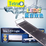 德彩Tetra水族高亮LED灯蓝白双色可拉伸LED鱼缸灯架45/60/90cm