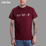 LiberSoul生活大爆炸 闪电侠的诞生T恤短袖男款潮流简约 时尚纯棉