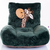 创意幼儿园可爱宝宝卡通懒人布艺小儿童沙发狮子大象鹿坐垫靠垫椅