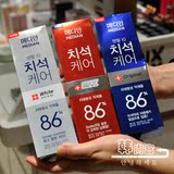 韩国代购正品爱茉莉牙膏 强效去烟渍牙结石 美白护理麦迪安86牙膏