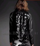 非主流小西装2016春秋季新款韩版修身男士西服皮磷潮酷外套演出服