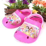 韩国正品儿童拖鞋 princess迪斯尼公主沙滩鞋 eva女孩家居鞋 现货