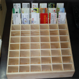 礼品定制创意高档实木质桌面办公名片盒卡片收纳盒架商务名片盒子