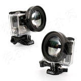 Gopro Hero4/3+ 微距镜 16倍率 光学玻璃 微距镜头拍摄 配件