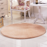 椅瑜伽地垫卧室纯色圆形地毯诺普信 羊羔绒地毯 欧式客厅茶几电脑