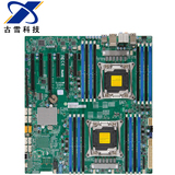 超微 X10DAX E5-2600V3CPU双路图形工作站服务器主板支持SLI拼WS