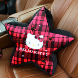 Hello Kitty汽车抱枕车用靠垫可爱卡通护腰靠枕车枕四季汽车用品