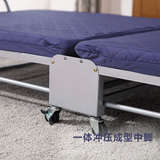 休折叠床豪华舒适单人躺椅木板折叠床办公午睡加固 午