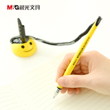晨光台笔AGP16103粘贴桌面中性笔黑色水笔签字笔固定柜台0.5