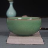 龙泉青瓷 哥窑碗 餐具套装碗 陶瓷4.5英寸米饭碗创意陶瓷碗饭碗