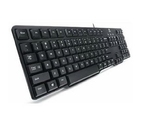 罗技K100有线键盘超薄防水PS/2圆口 电脑办公游戏键盘正品保证