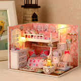 手工创意diy小屋建筑模型儿童玩具女孩公主房子DIY小屋子礼物品