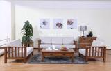 新款实木沙发现代简约橡木整装单人双人三人组合布实木艺沙发客厅