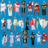 万圣节儿童服装男埃及法老衣服艳后服装王子公主罗马女古希腊长裙