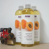美国 Now Foods apricot oil杏桃精油保湿滋润护肤护理头发473ml