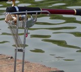 海竿自动支架简易抛竿炮台架杆钓鱼竿架海杆地插渔具配件特价