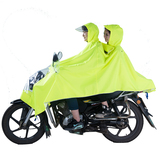 正招雨衣户外骑行电动车电瓶车摩托车男女式双人加大加厚雨衣雨披