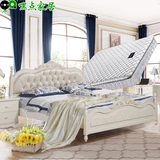 韩式田园公主床 欧式风格家具双 人床婚床 实木高箱1.5简易1.8米