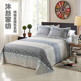 单单件 夏季双人床单全棉帆布被单1.5米1.8m床加厚纯棉老粗布床
