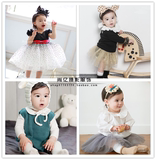 2016儿童摄影服装新款 影楼照相服饰批发 百天1-2岁宝宝拍照韩版