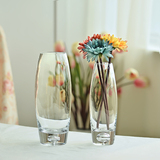 欧式透明玻璃花瓶水培富贵竹百合玫瑰插花瓶创意简约家居花器摆件
