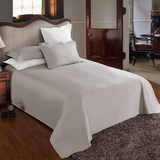 全棉贡缎100支纯棉纯色床单 单件欧美被单1.2m1.5 1.8 2米床高档