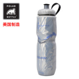 美国进口polar bottle北极熊水壶塑料保温挤压自行车骑行运动水壶