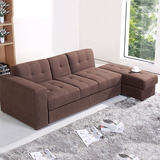 新款小户型布沙发床储物两用双人布艺沙发折叠多功能沙发床1.5米