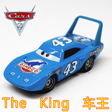 包邮美泰正版汽车总动员 合金小汽车玩具赛车模型 43号车王 蓝色