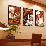 原创新品西餐厅无框画意大利面馆装饰画披萨店壁画饭店墙画厨师画