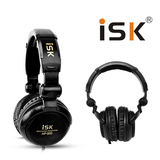 正品带防伪ISK HP-800 HP800监听耳机 头戴式K歌录音耳机 DJ喊麦