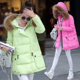 2015冬季新款中长款棉衣女大码女装羽绒棉服外套女式棉袄冬季外贸