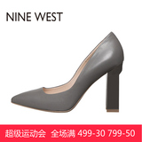 Nine West/玖熙纯色大气正装百搭异型高跟女单鞋-351036067L